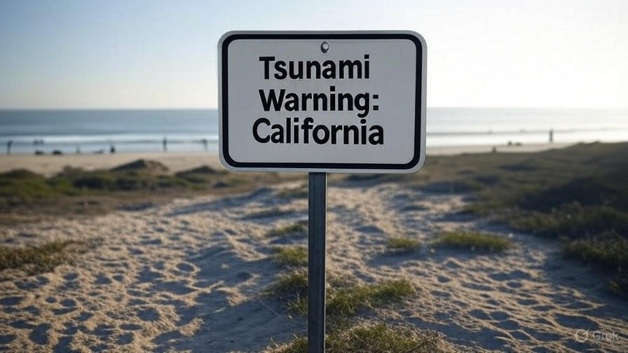 Is There a Tsunami Warning in California?