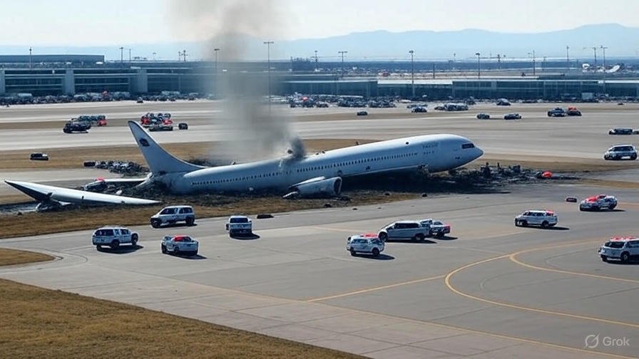 denver airport plane crash