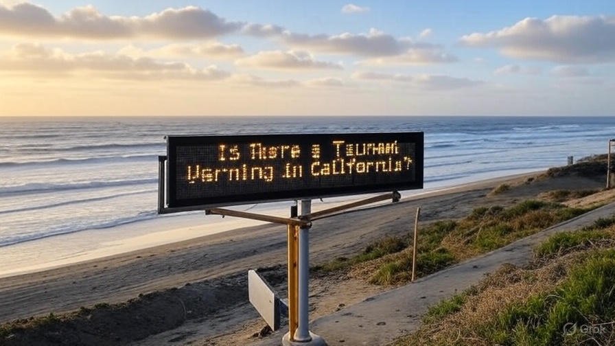 Is There a Tsunami Warning in California?