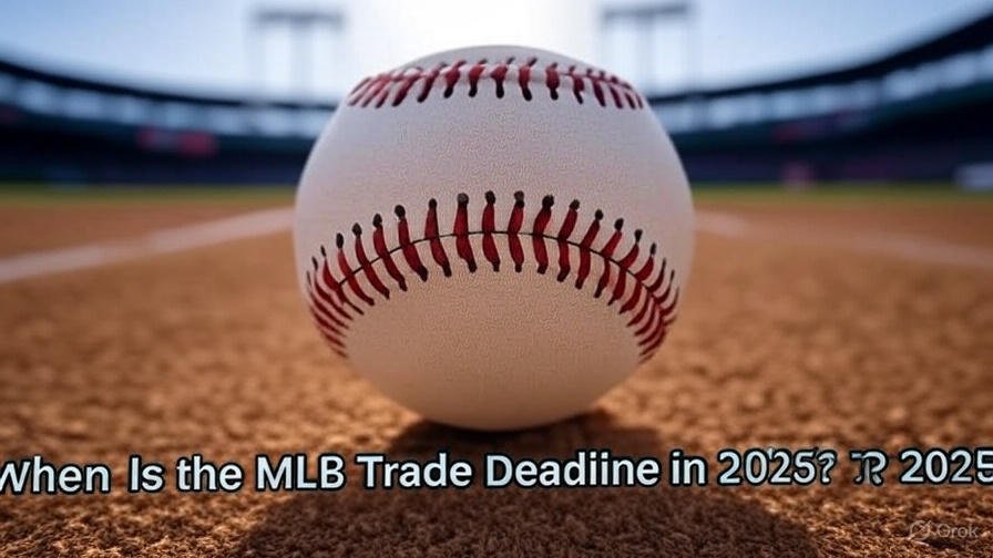 When Is the MLB Trade Deadline in 2025?