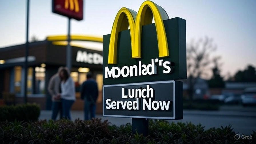 what time does mcdonald's serve lunch